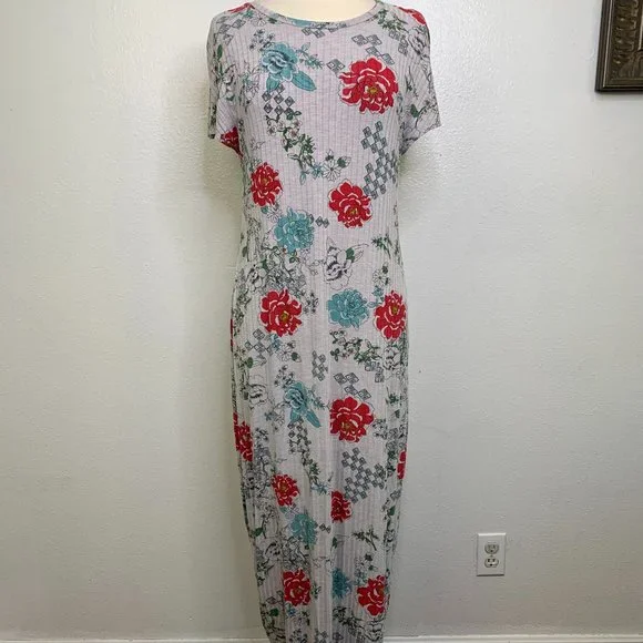 chinese dress ladies Grace Ruffle Sleeve Smocked Maxi Dress – lularoe main image 1